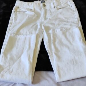 GAP Women's Straight Leg Jeans - White